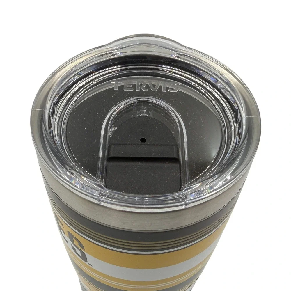 San Diego Padres Tervis Tumbler 20oz Brown Gold MLB Hype Stripes *NEW*